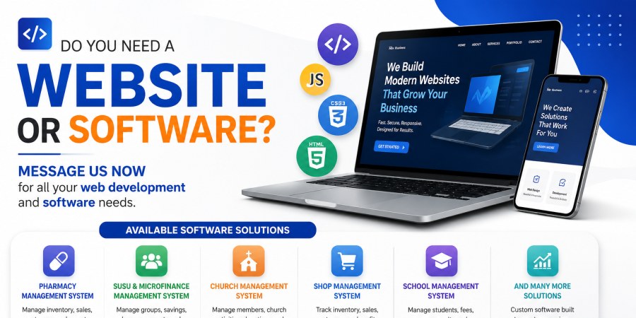 Website and software development service